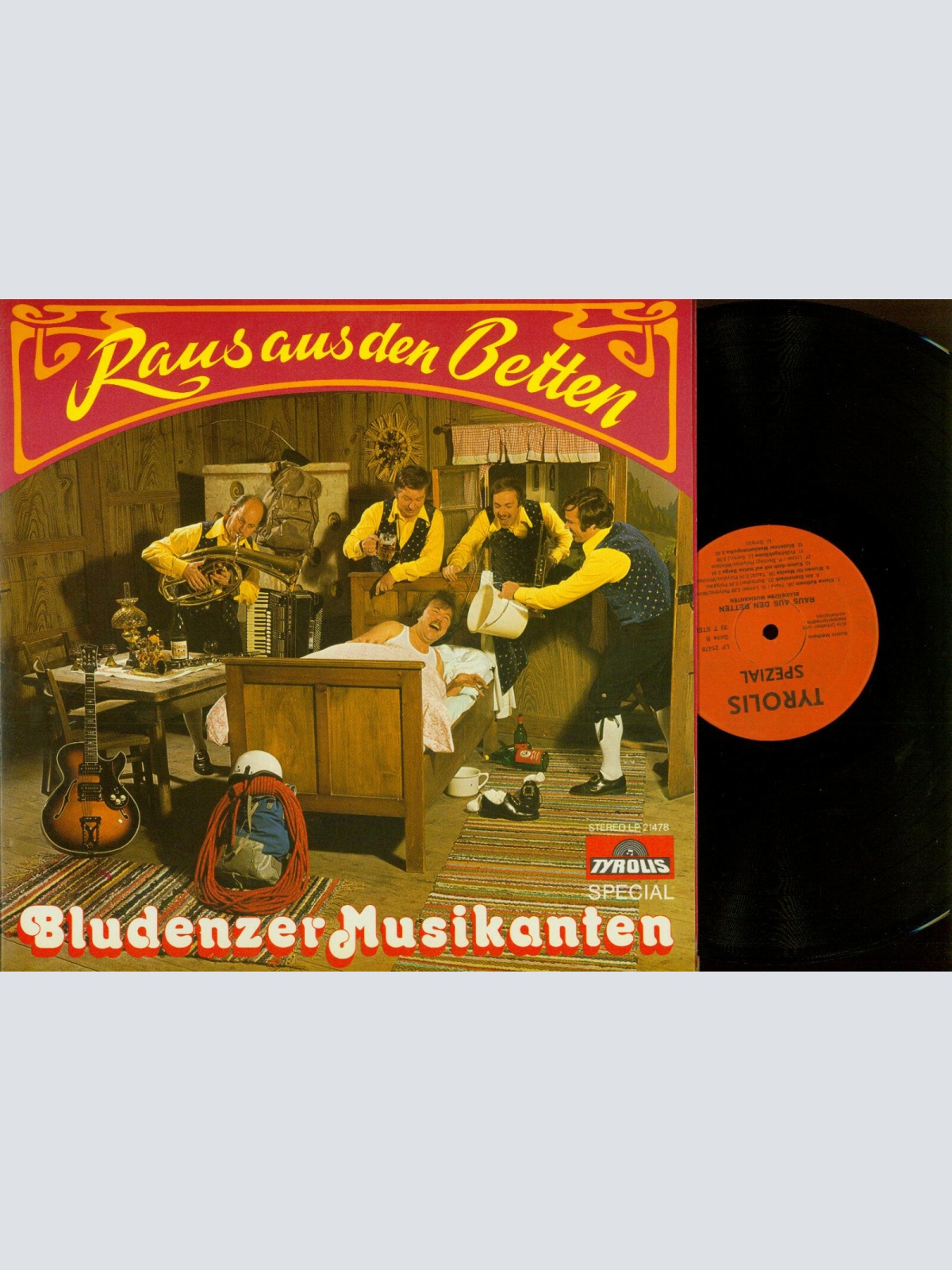 LP--Bludenzer Musikanten – Raus Aus Den Betten  /NM