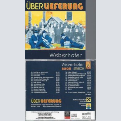 CD -Weberhofer  Blech Streich