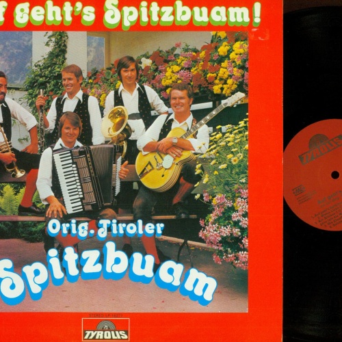 LP-- Orig. Tiroler Spitzbuam ‎– Auf Geht's Spitzbuam- NM