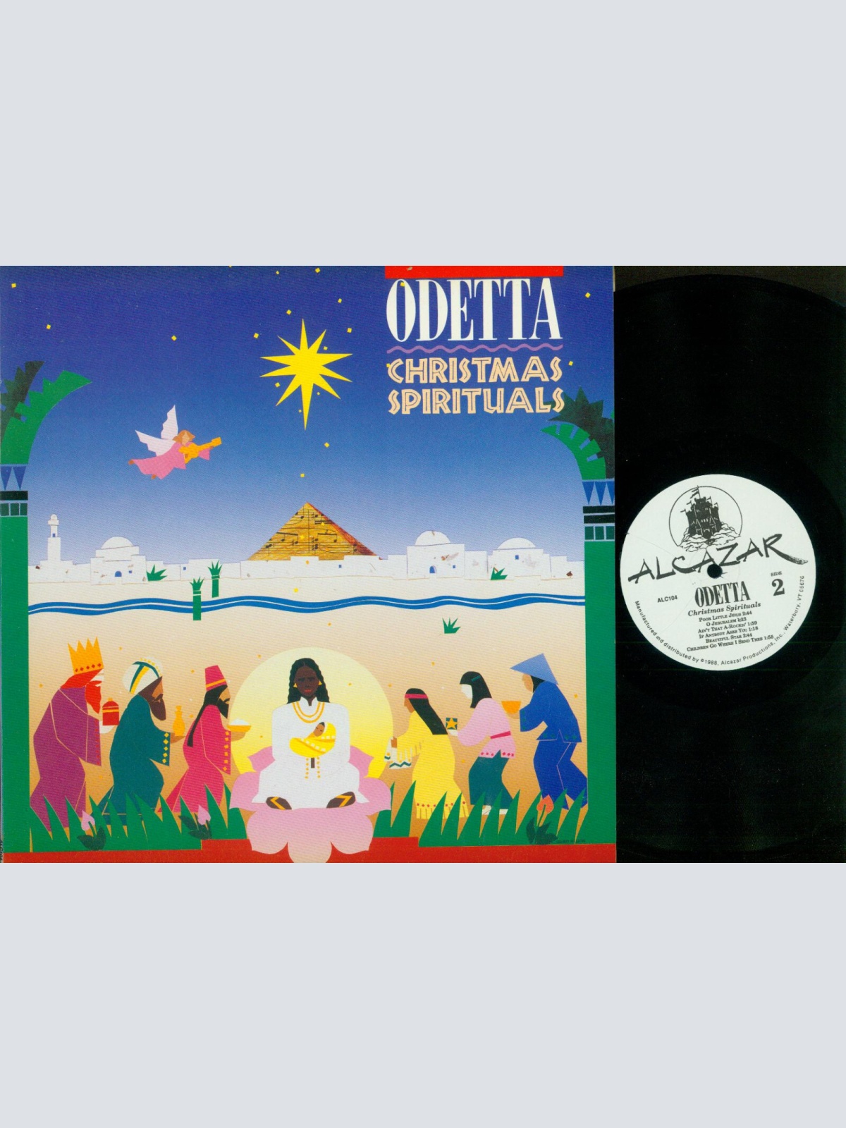 LP--Odetta – Christmas Spirituals // ALC104 //US