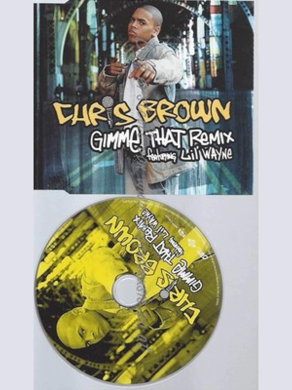 PROMO CD--CHRIS BROWN--GIMME THAT REMIX--2TR