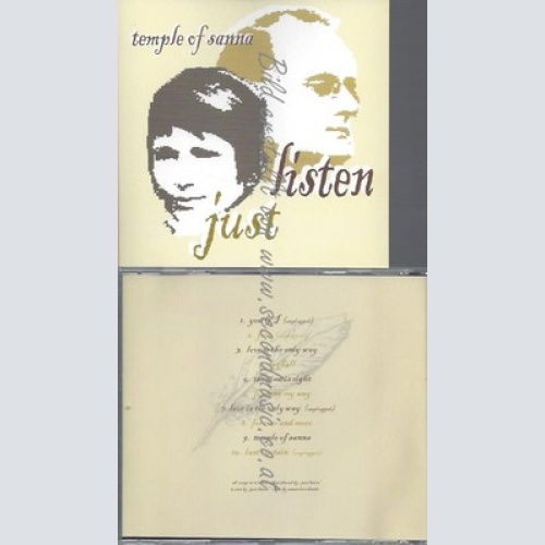 PROMO CD--TEMPLE OF SANNA--LISTEN JUST--10TR