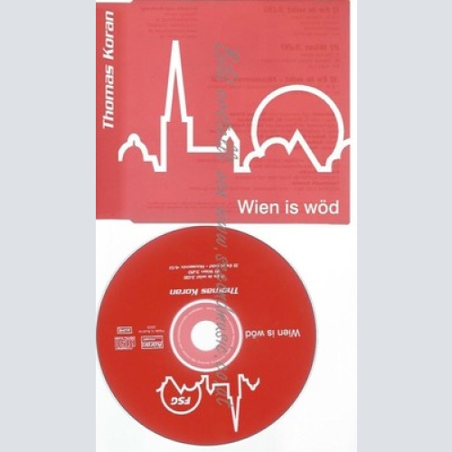 PROMO CD--THOMAS KORAN --WIEN IS WÖD-- G LUX-- H FENDRICH