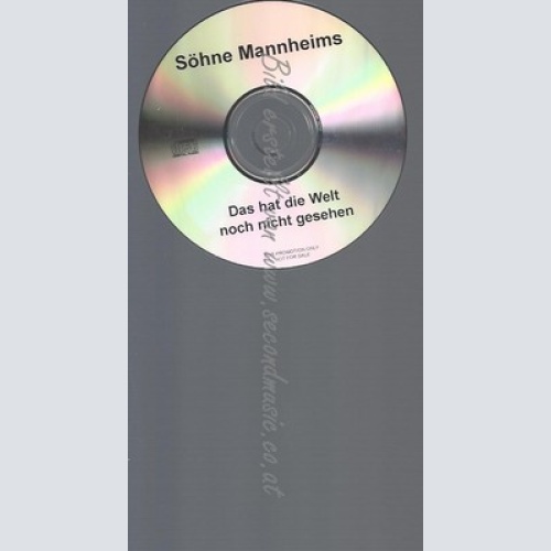 PROMO CD--SÖHNE MANNHEIMS--DAS HAT DIE WELT NOCH NICHT GESEHEN--