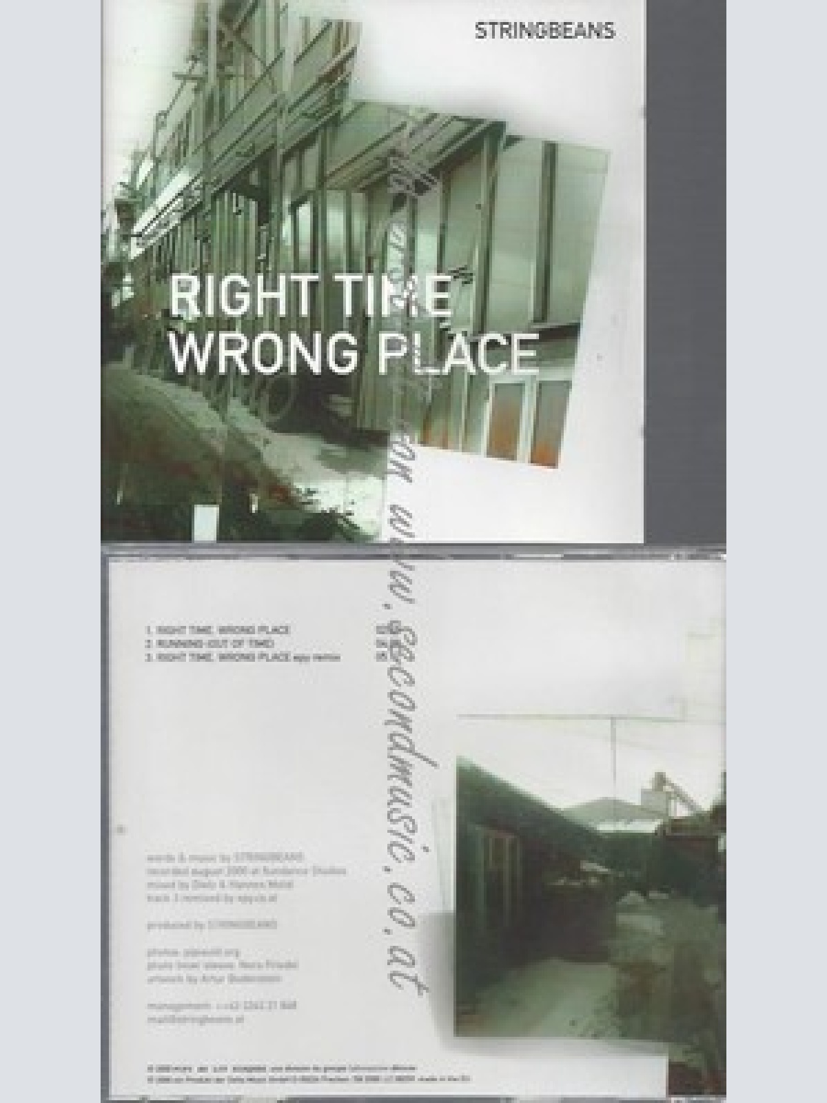 CD--STRINGBEANS--WRONG PLACE--3TR