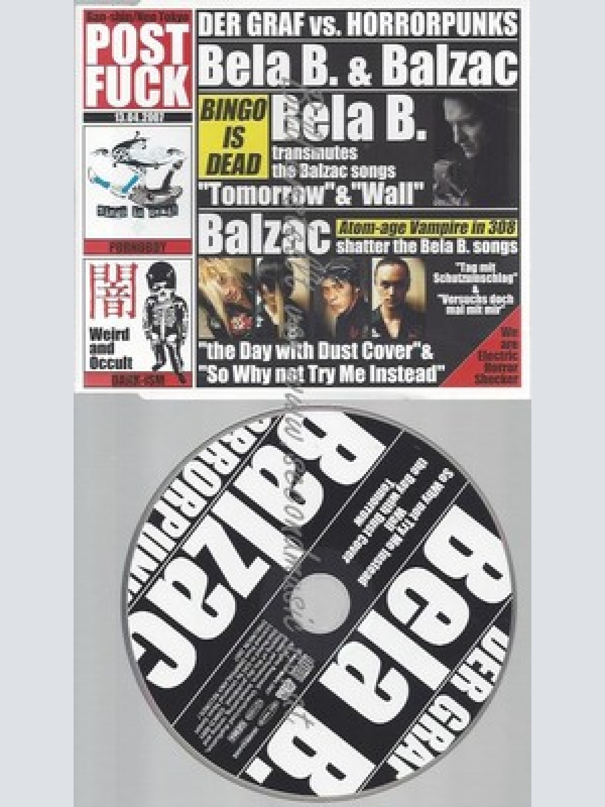 CD--BELA B. UND BALZAC -- --- DER GRAF VS. HORRORPUNKS