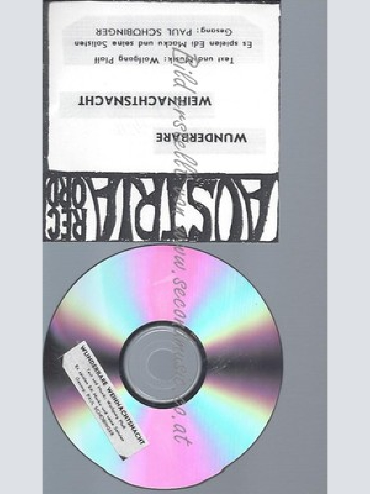 PROMO CD--WOLFGANG PFAFF--WUNDERBARE WEIHNACHTSNACHT--