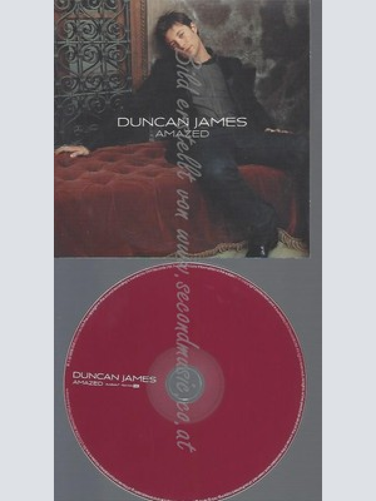 PROMO CD--DUNCAN JAMES--AMAZED--1TR