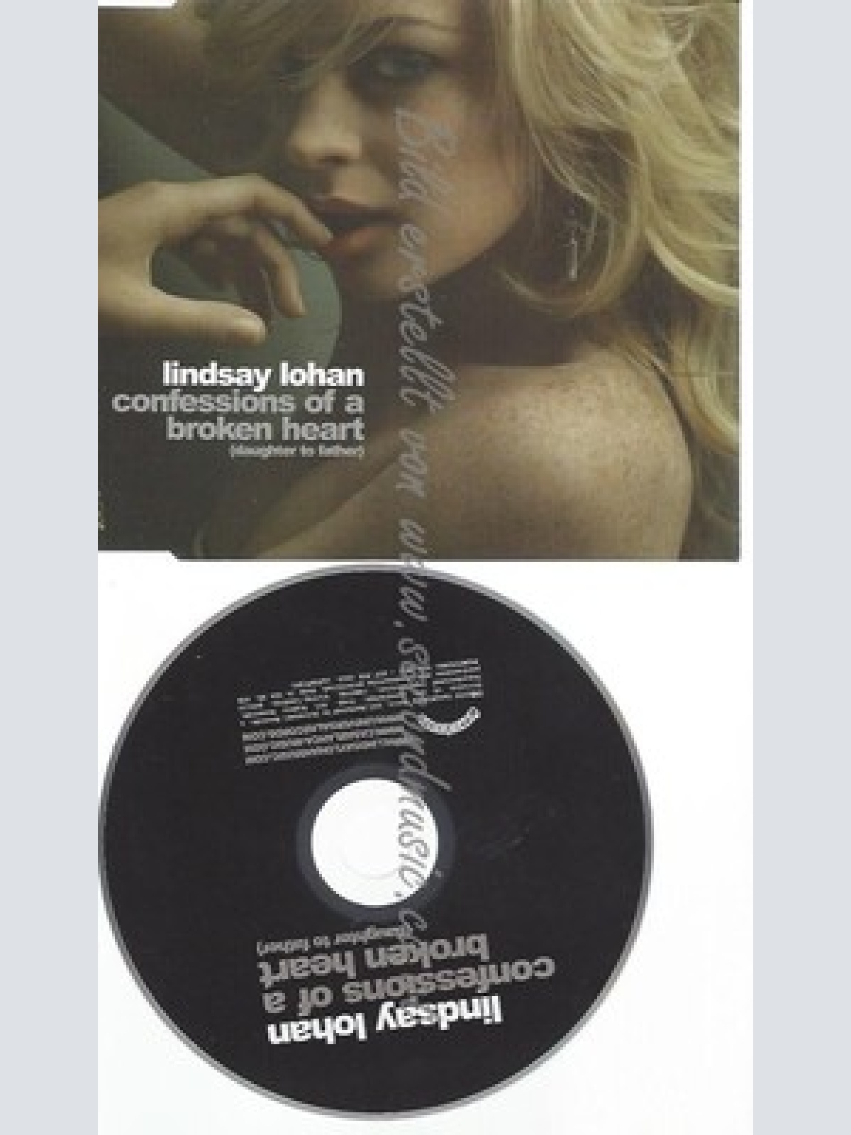 PROMO CD--LINDSEY LOHAN --CONFESSIONS OF A BROKEN HEART --1TR
