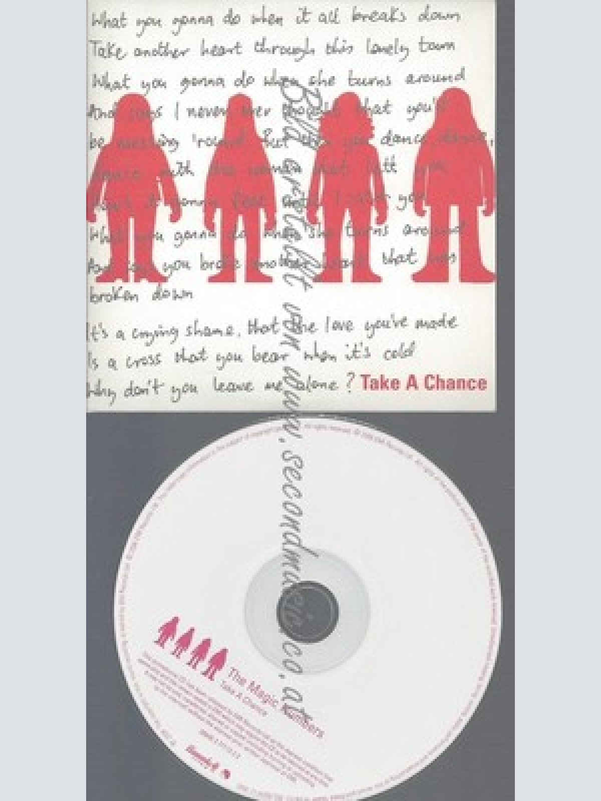 PROMO CD--THE MAGIC NUMBERS--TAKE A CHANCE--