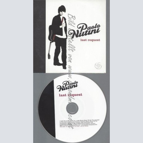 PROMO CD--PAOLO NUTINI--LAST REQUEST--1TR
