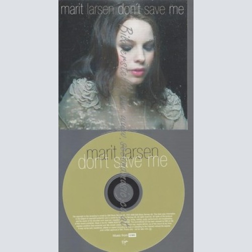 PROMO CD--MARIT LARSEN--DONT SAVE ME--1TR