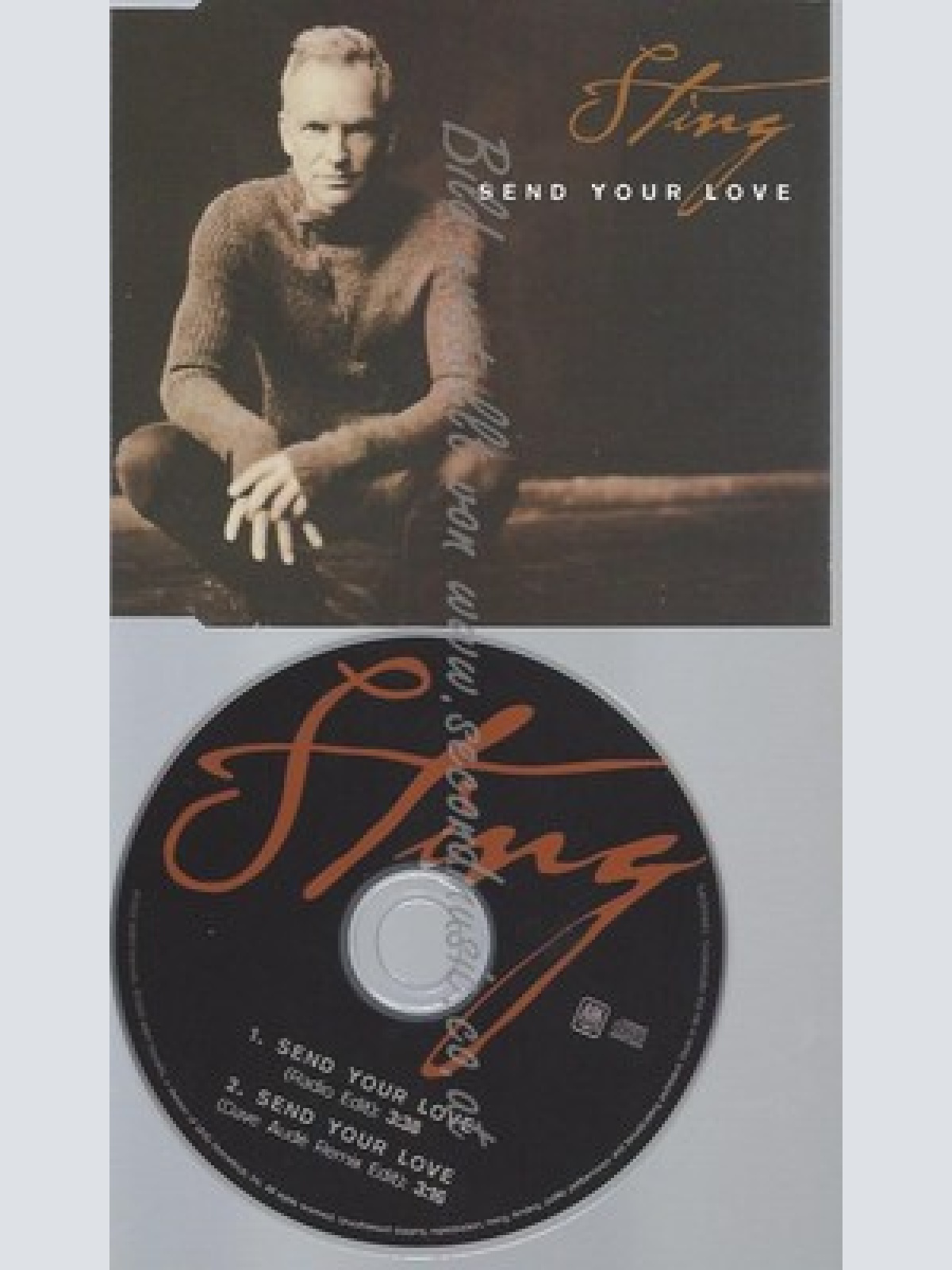 PROMO CD--STING --SEND YOUR LOVE--2TR