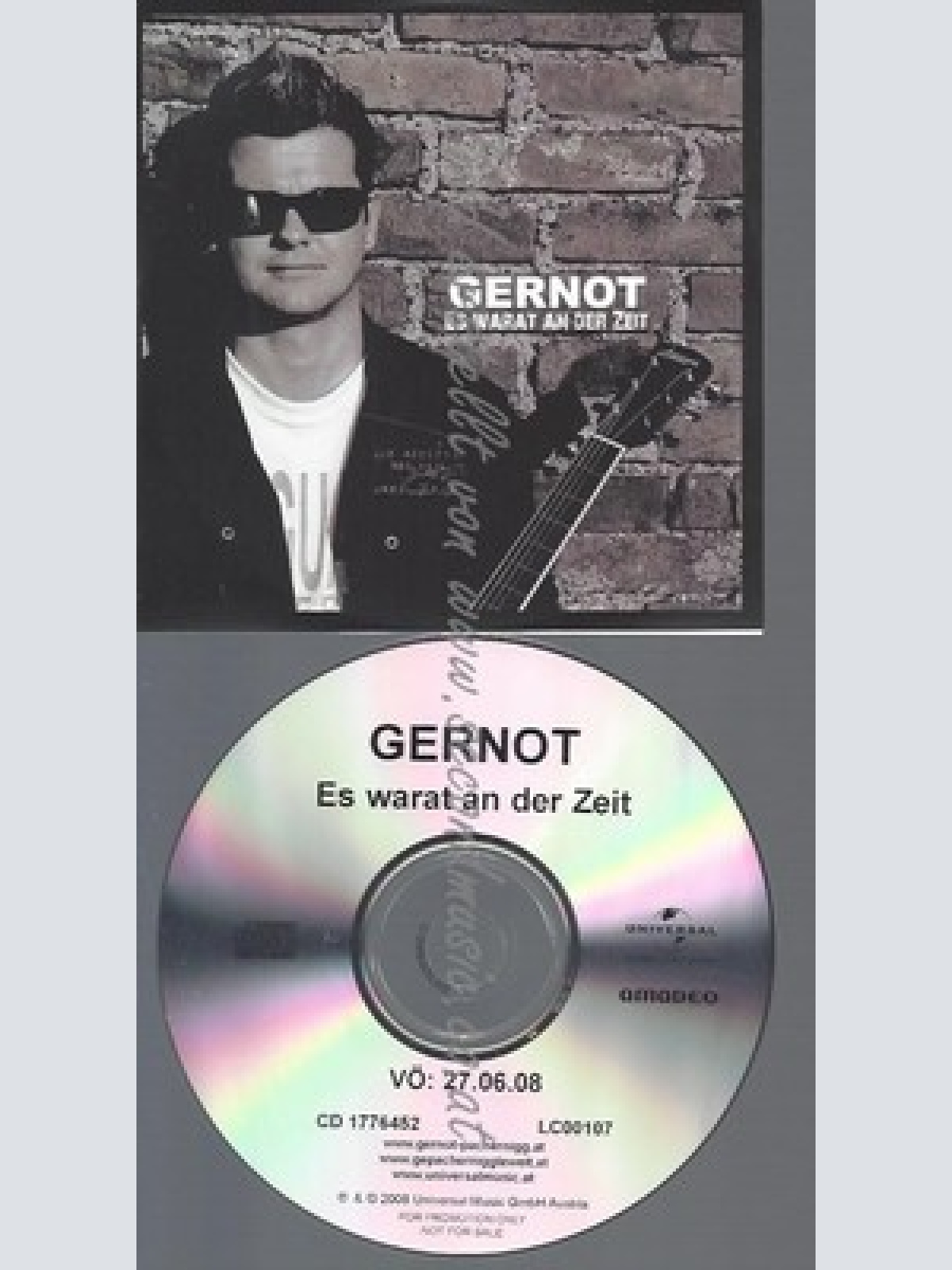 PROMO CD--GERNOT--ES WARAT AN DER ZEIT-14TR