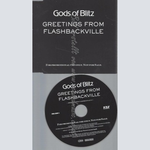 PROMO CD--GOODS OF BLITZ--GREETINGS FROM FLASHBACKVILLE--1 TR