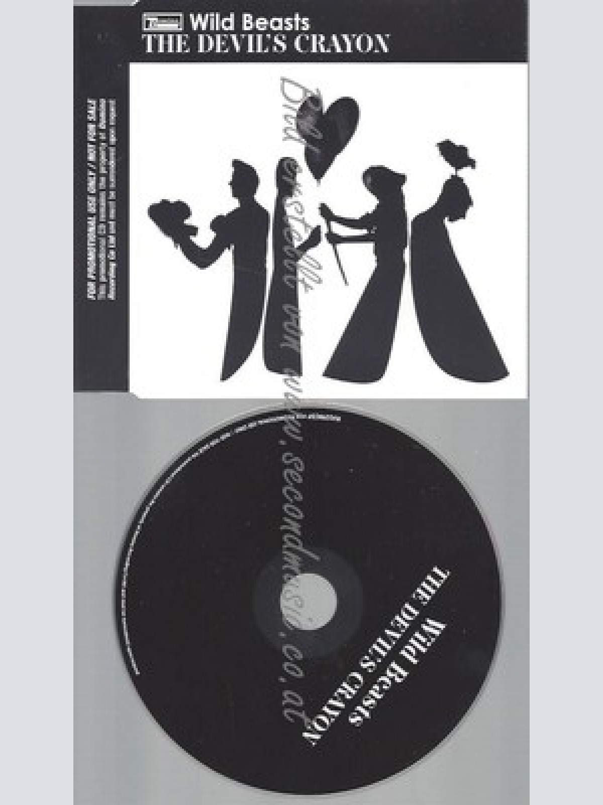 PROMO CD--THE WILD BEASTS--THE DEVILS CRAYON--2 TR