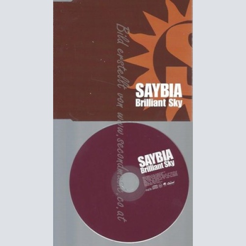 PROMO CD--SAYBIA--BRILLIANT SKY --1TR