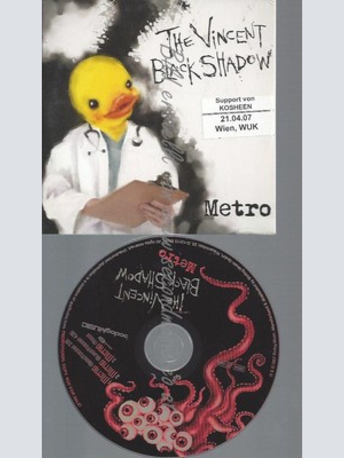 CARDSLEEVE--THE VINCENT BLACK SHADOW -- --- METRO---