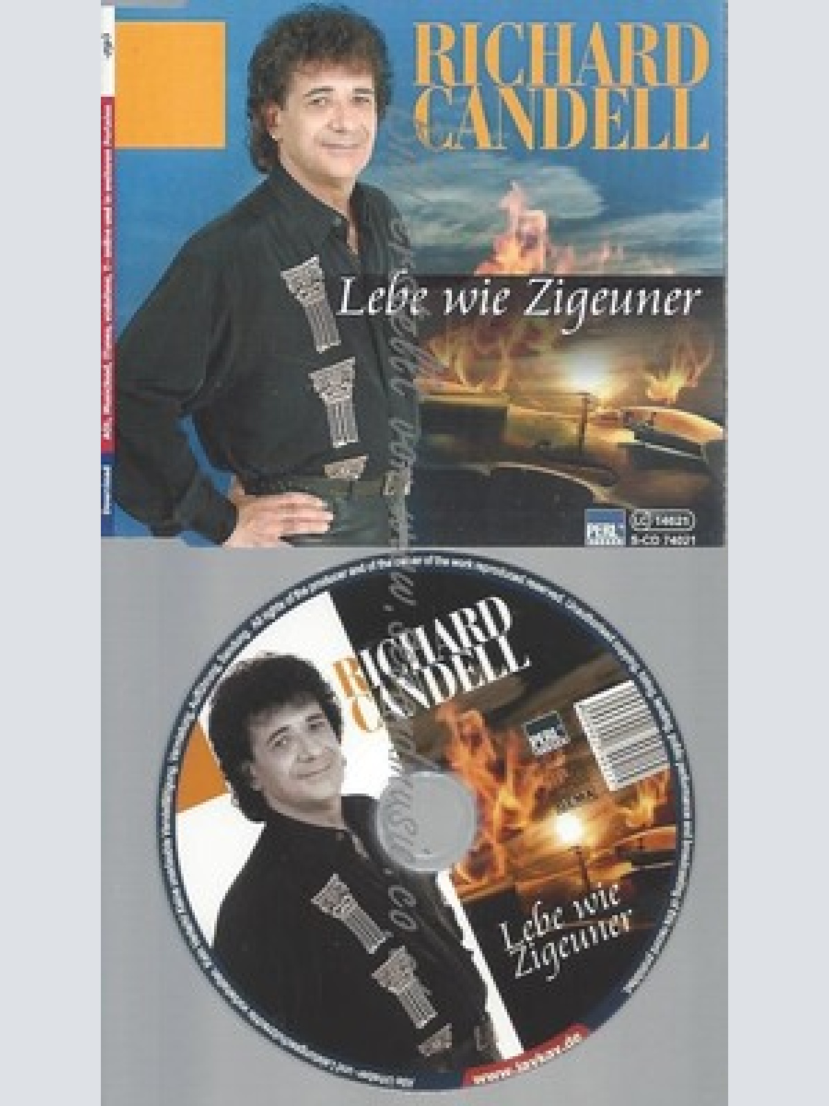 CD--RICHARD CANDELL--LEBE WIE EIN ZIGEUNER