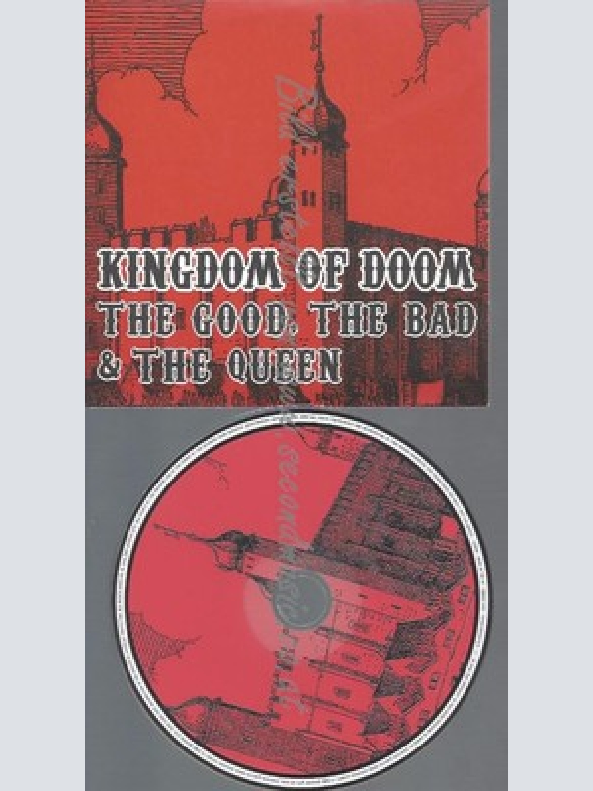 PROMO CD--KINGDOM OF DOOM--THE GOOD THE BAD & THE QUEEN--1TR
