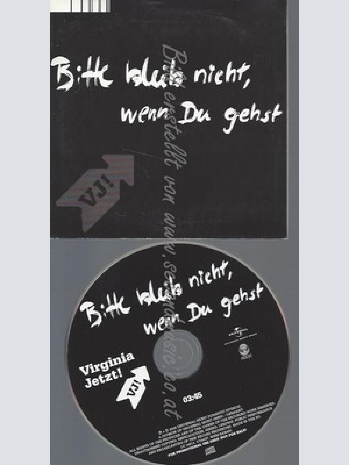 PROMO CD--VIRGINIA JETZT--BITTE BLEIB NICHT WENN DU GEHST--1TR
