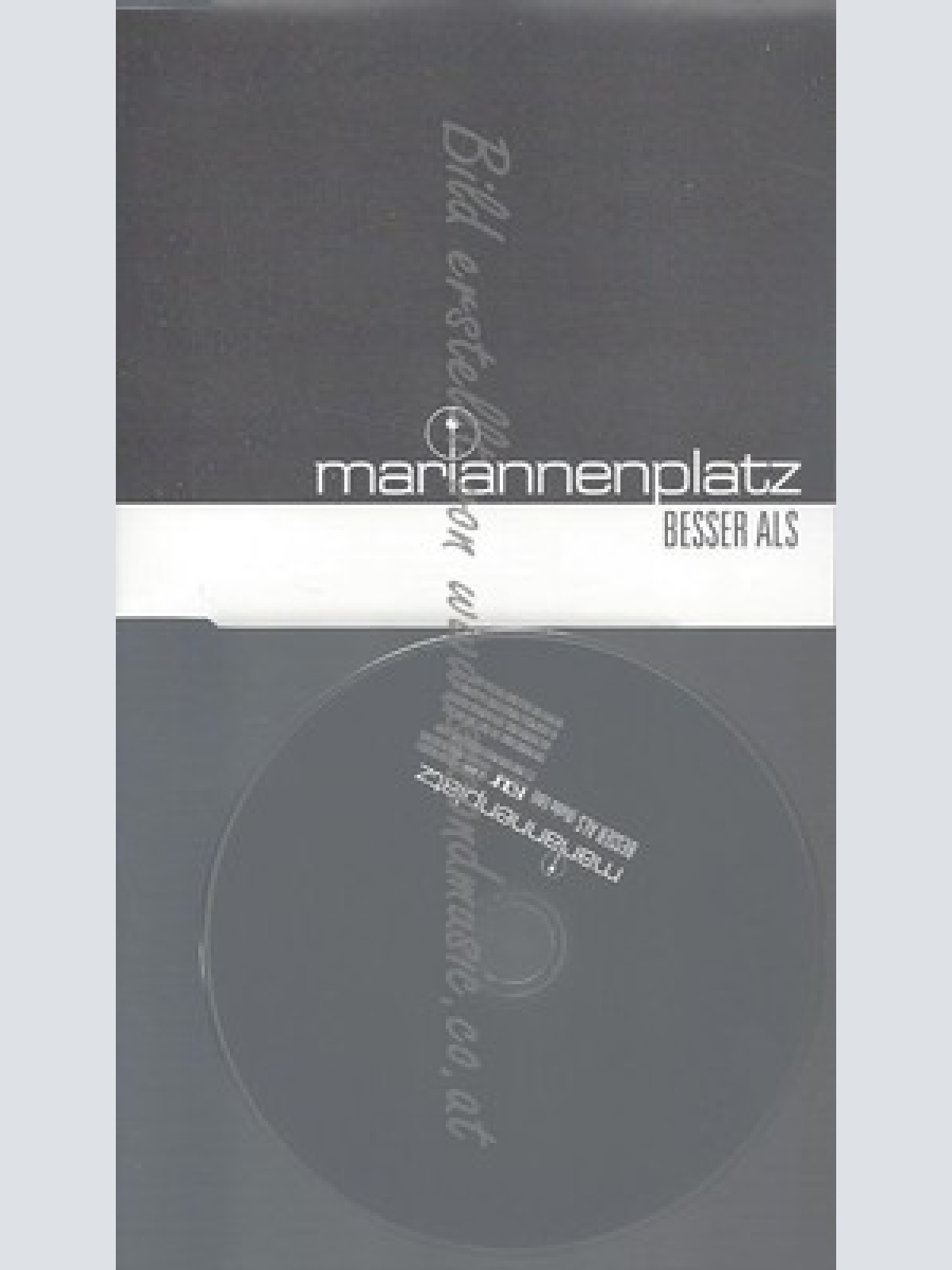 PROMO CD--MARIANNENPLATZ-- BESSER ALS --1TR