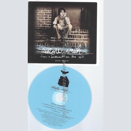 PROMO CD--ELLIOTT SMITH--FROM A BASEMENT ON THE HILL--5 TR
