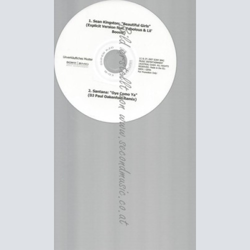 PROMO CD--SEAN KINGSTON--SANTANA--SONY