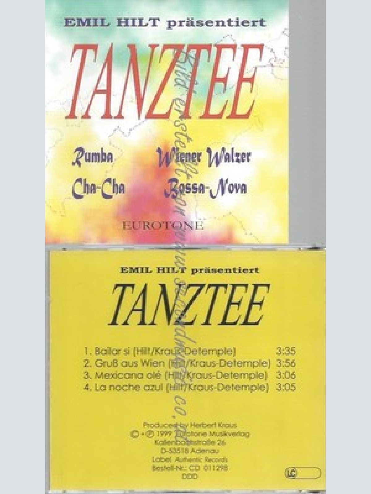 CD--EMIL HILT--TANZTEE--