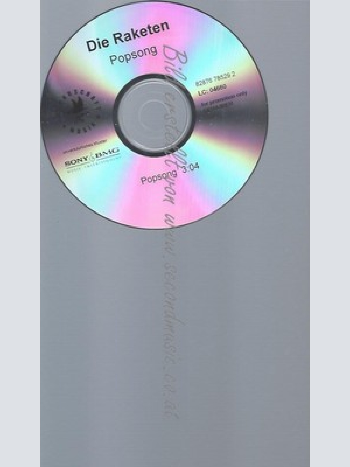 PROMO CD--DIE RAKETEN --POPSONG--