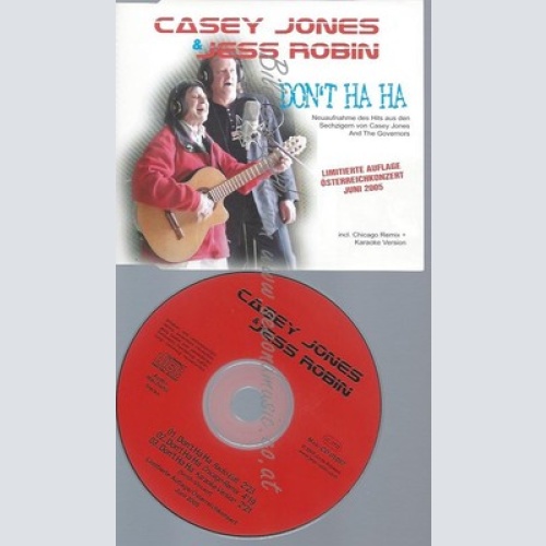 CD-- CASEY JONES & JESS ROBIN --DONT HA HA --3 TR LIMITED