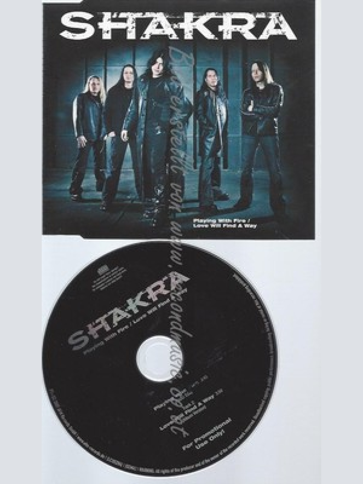 PROMO CD--SHAKRA--PLAYING WITH FIRE