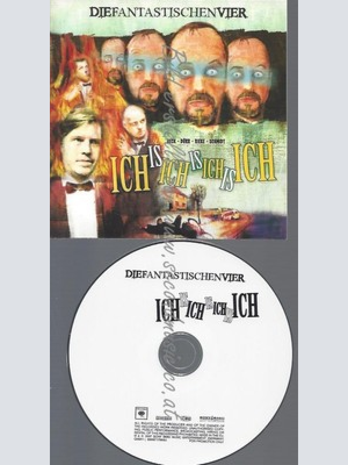 PROMO CD--DIE FANTASTISCHEN VIER--ICH IS ICH IS ICH IS --3TR