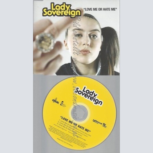 PROMO CD--LADY SOVEREIGN--LOVE ME OR HATE ME--3 TR