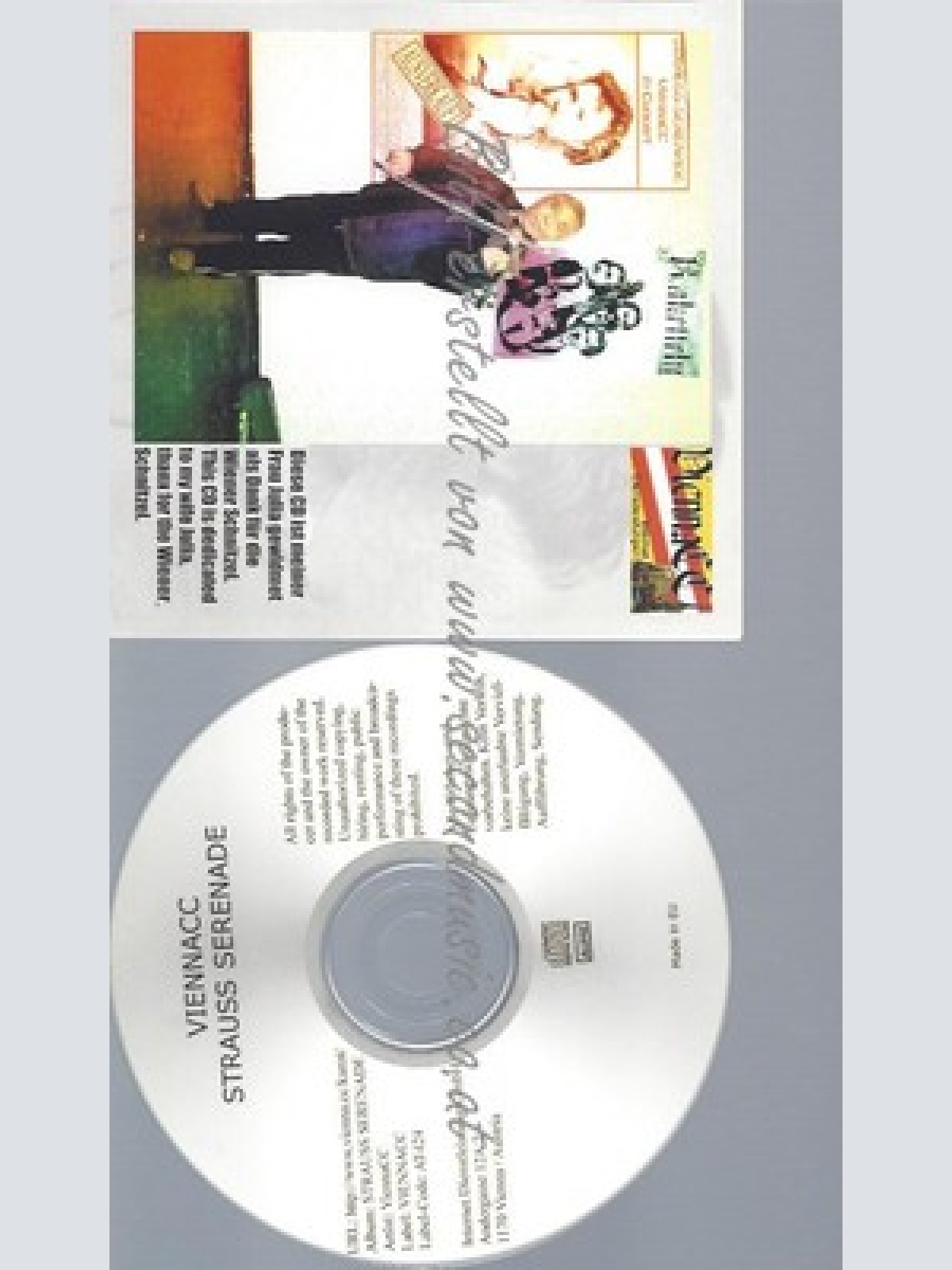 PROMO CD--VIENNACC --STRAUSS SERENADE--11 TR
