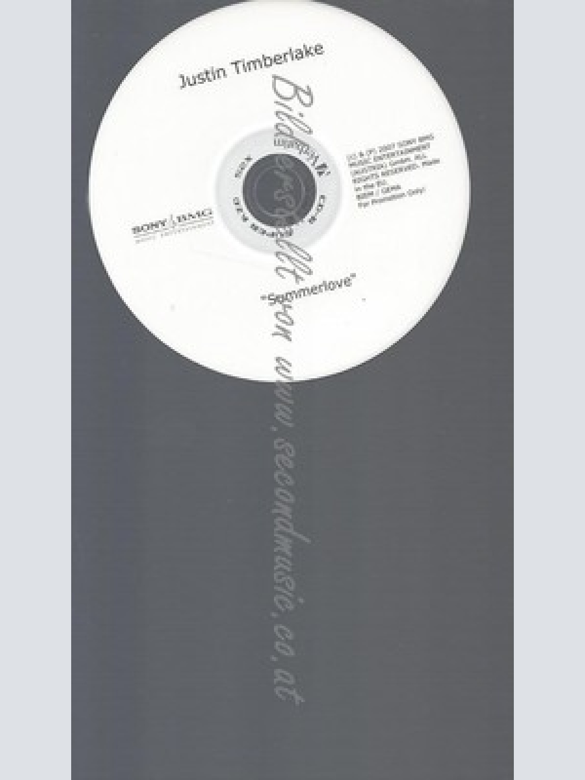 PROMO CD--JUSTIN TIMBERLAKE--SUMMERLOVE --