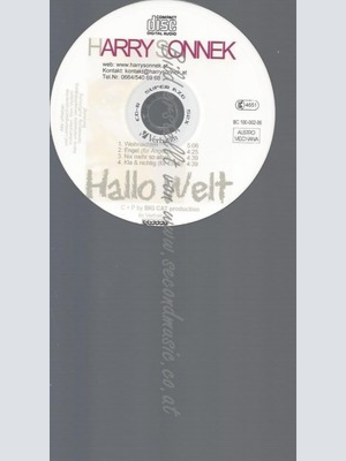 PROMO CD--HARRY SONNEK--HALLO WIEN --4TR