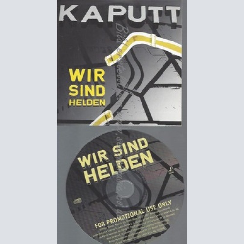 PROMO CD--WIR SIND HELDEN--KAPUTT--1TR