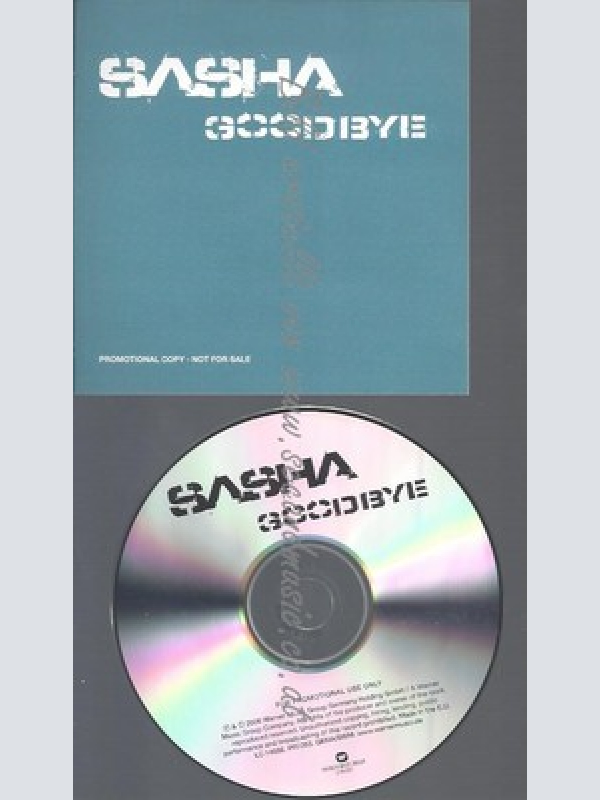 PROMO CD--SASHA--GOODBYE--2TR