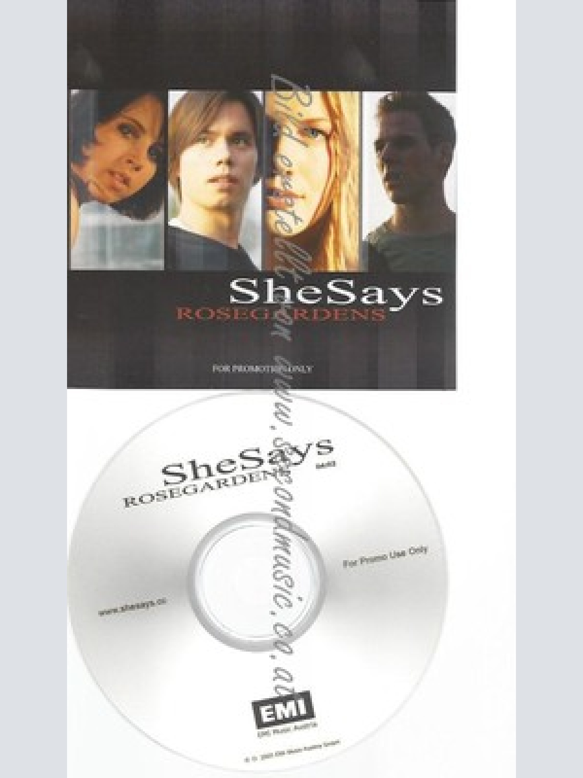 PROMO CD--SHESAYS --ROSEGARDENS --1TR