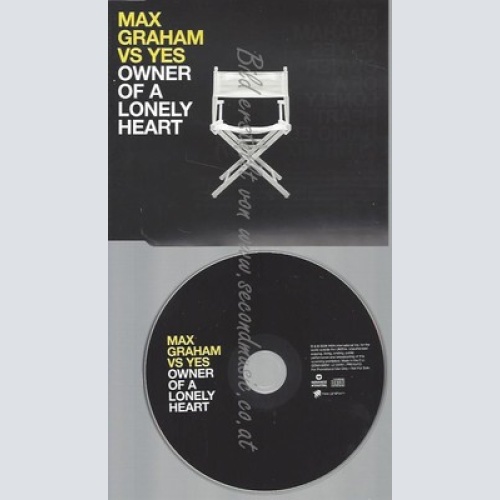 PROMO CD--MAX GRAHAM VS YES --OWNER OF A LONELY HEART-- 2 TR