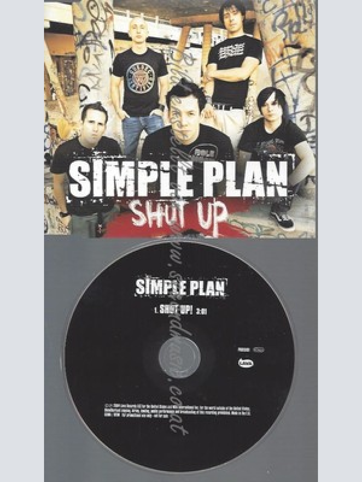 PROMO CD--SIMPLE PLAN --SHUT UP -- 1TR