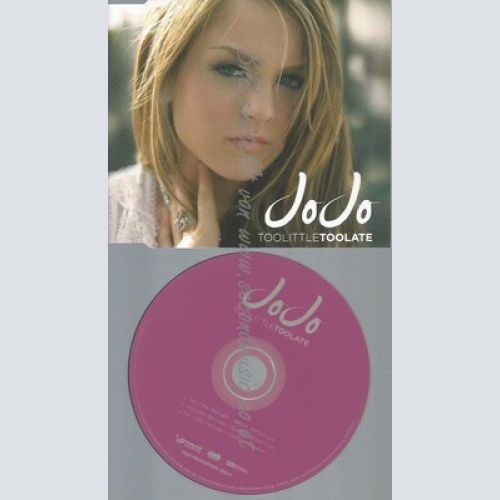 PROMO CD--JO JO--TOO LITTLR TOO LATE --3 TR