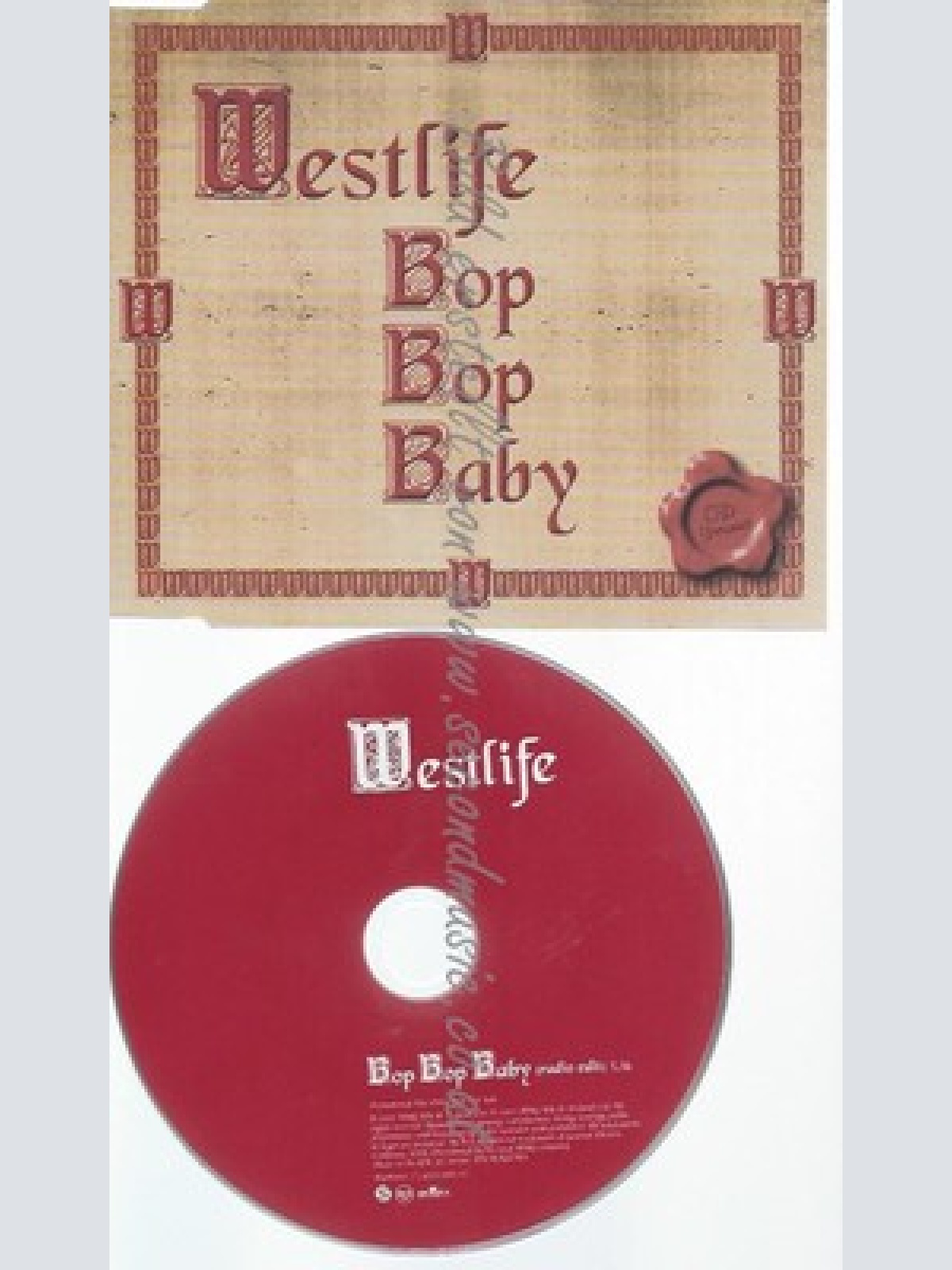 PROMO CD--WESTLIFE--BOP BOP BABY--1 TR