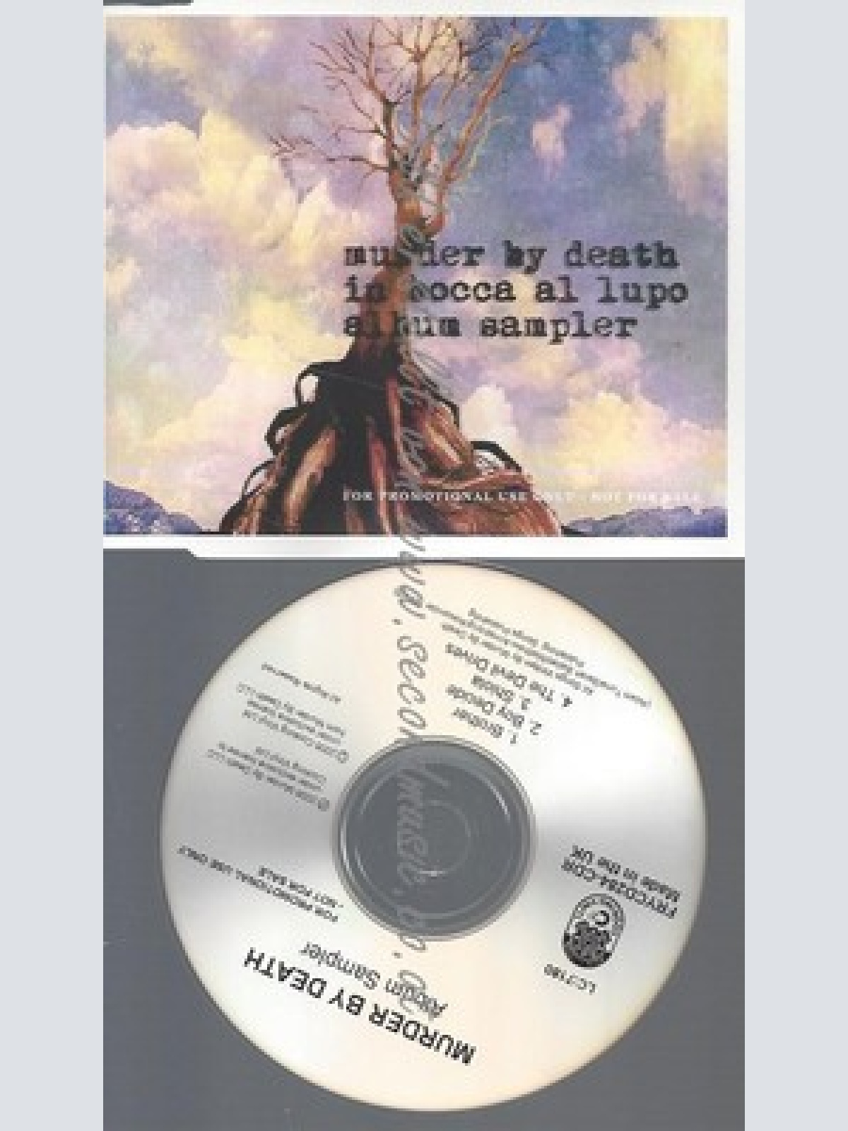 PROMO CD--MURDER BY DEATH--IN BOCCA AL LUPO--ALBUM SAMPLER-4TR