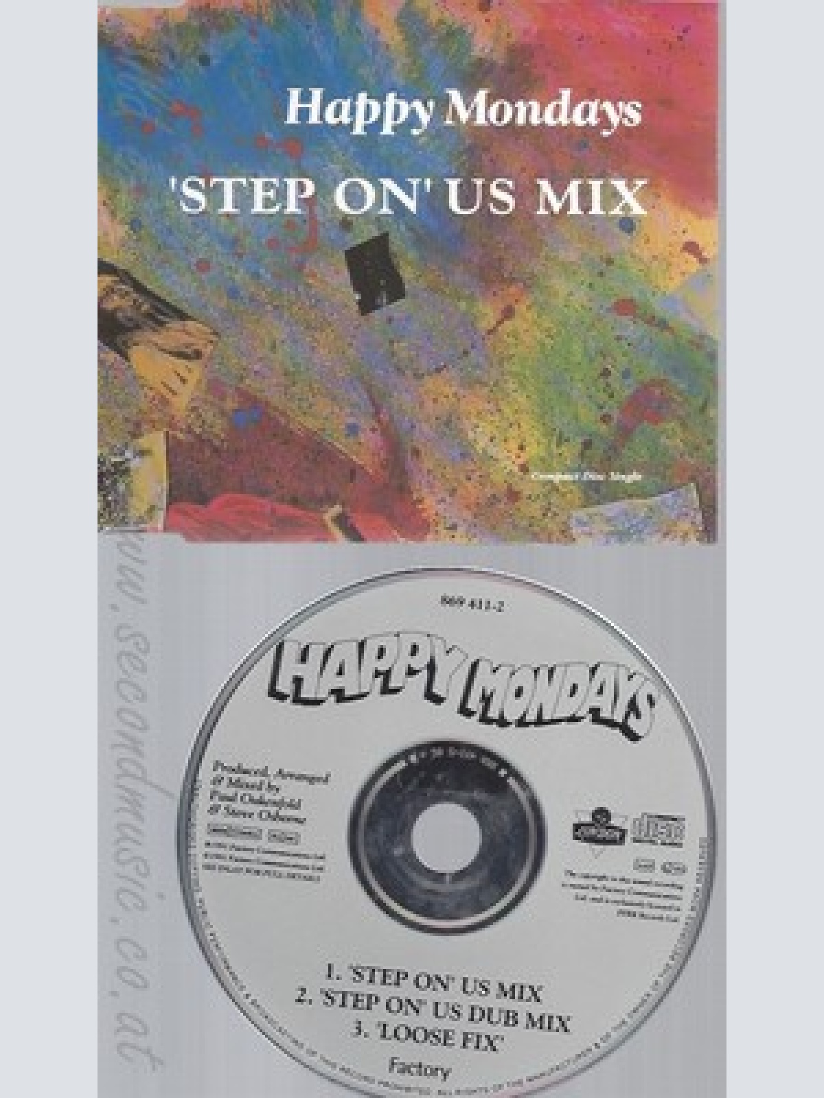 MAXI CD--HAPPY MONDAYS -- STEP ON [SINGLE-MAXI CD]