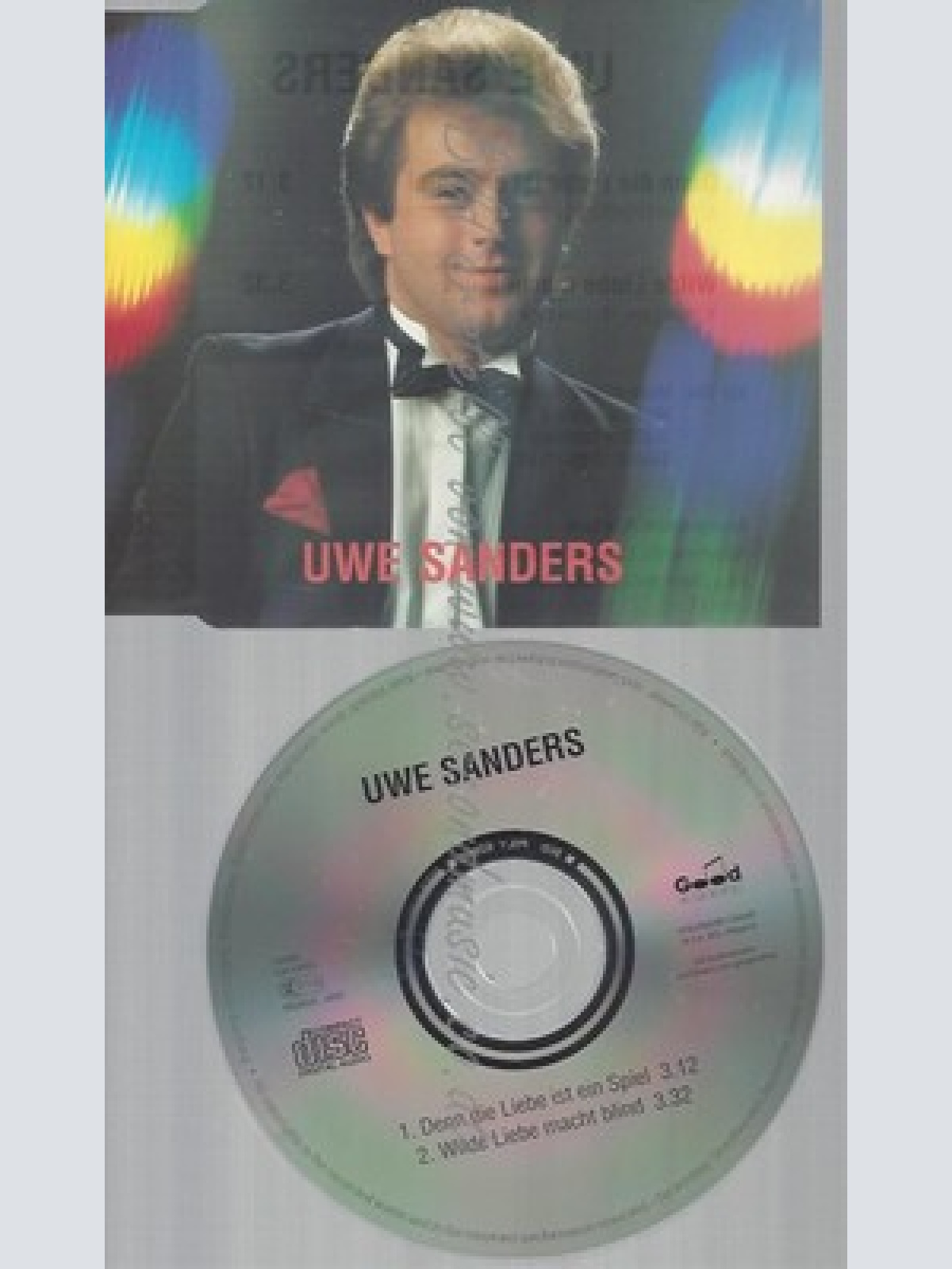 CD--UWE SANDERS - SINGLE -- DENN DIE LIEBE IST EIN SPIEL -1996-