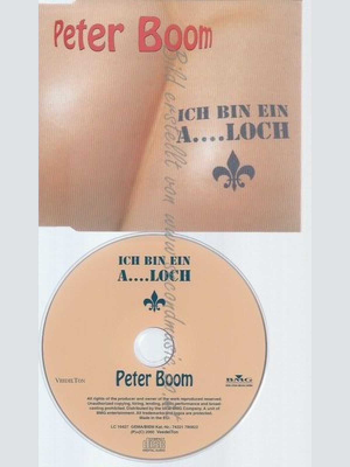 CD--PETER BOOM UND VARIOUS -- --- ICH BIN EIN A...LOCH