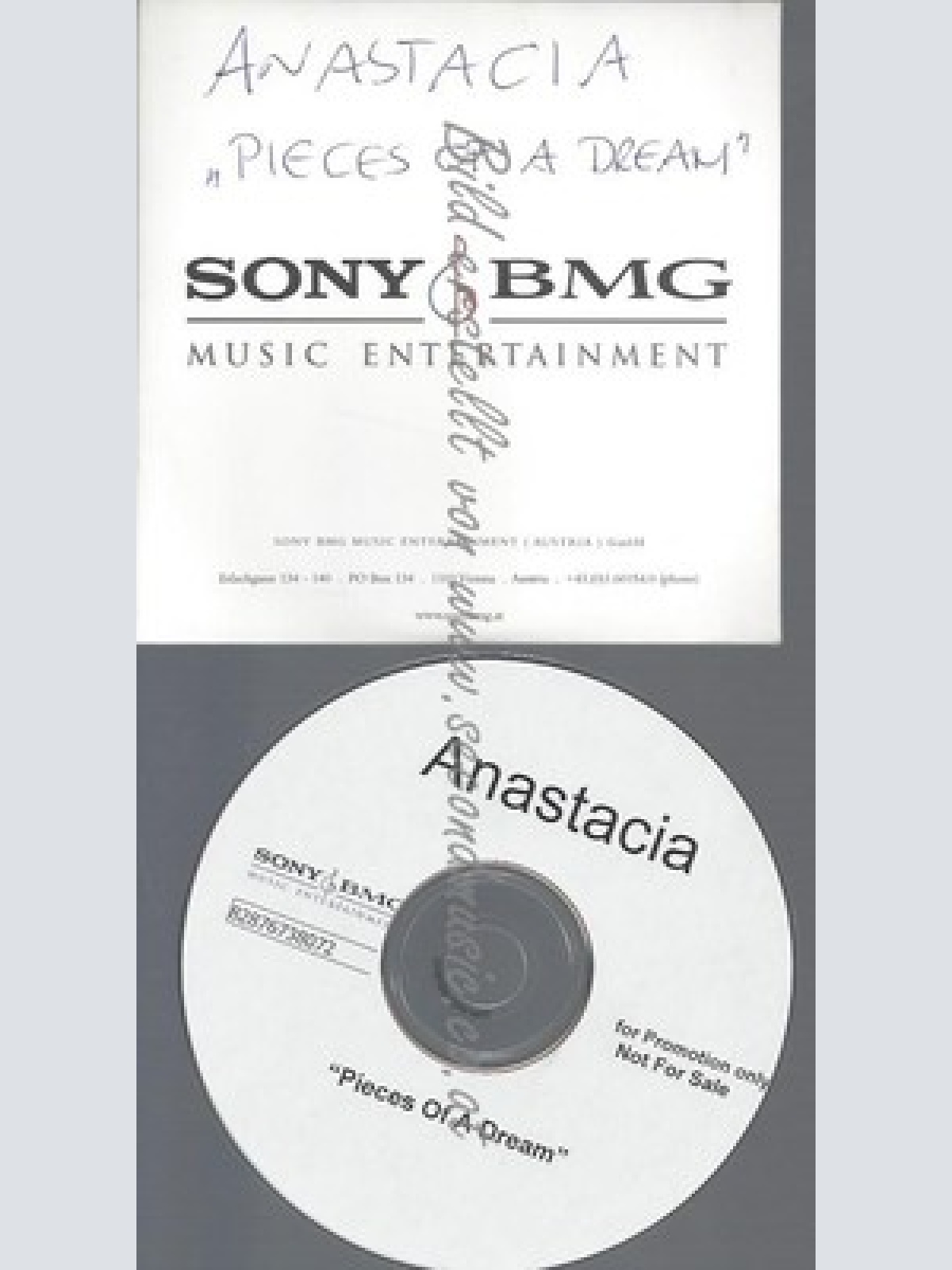 PROMO CD--ANASTACIA--PIECES OF A DREAM--