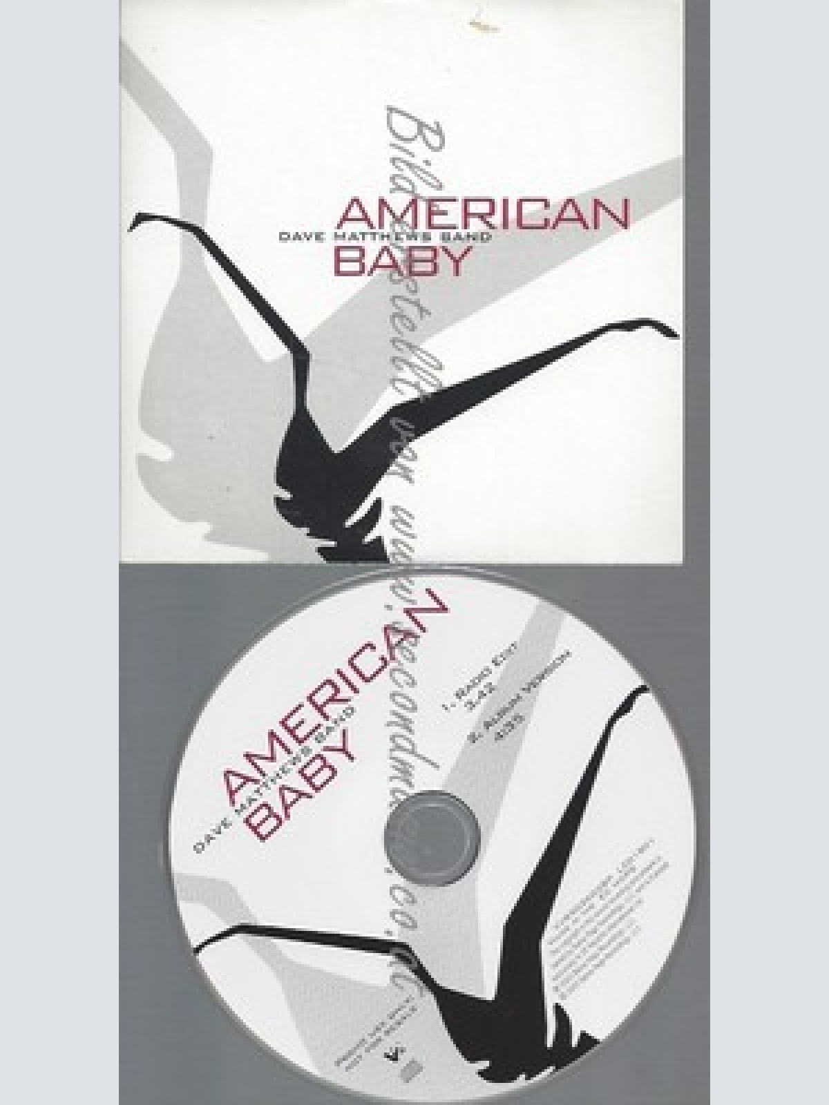 PROMO CD--DAVE MATTHEWS BAND--AMERICAN BABY--2TR